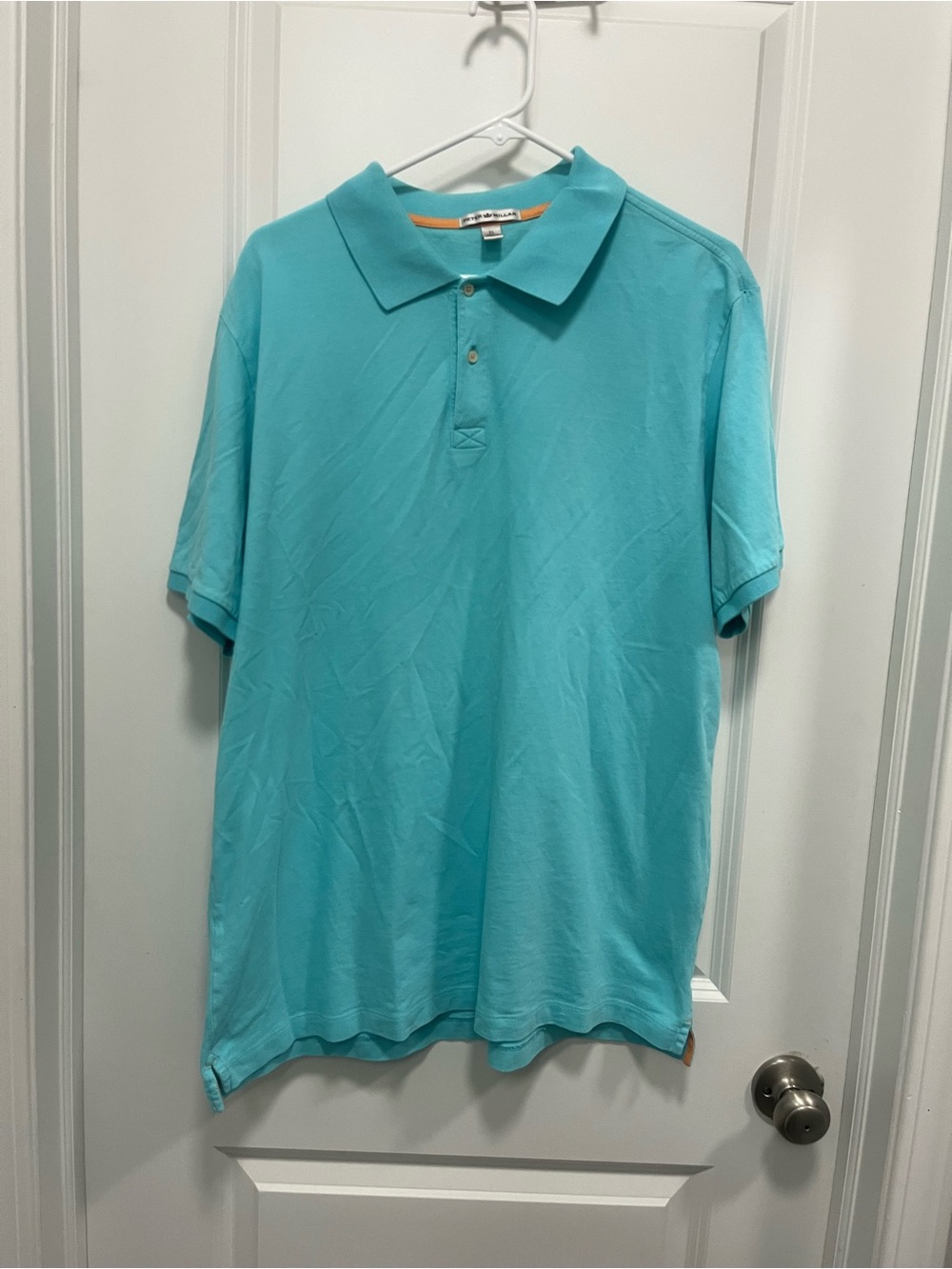 Peter Millar Cotton Golf Polo Teal Mens XL